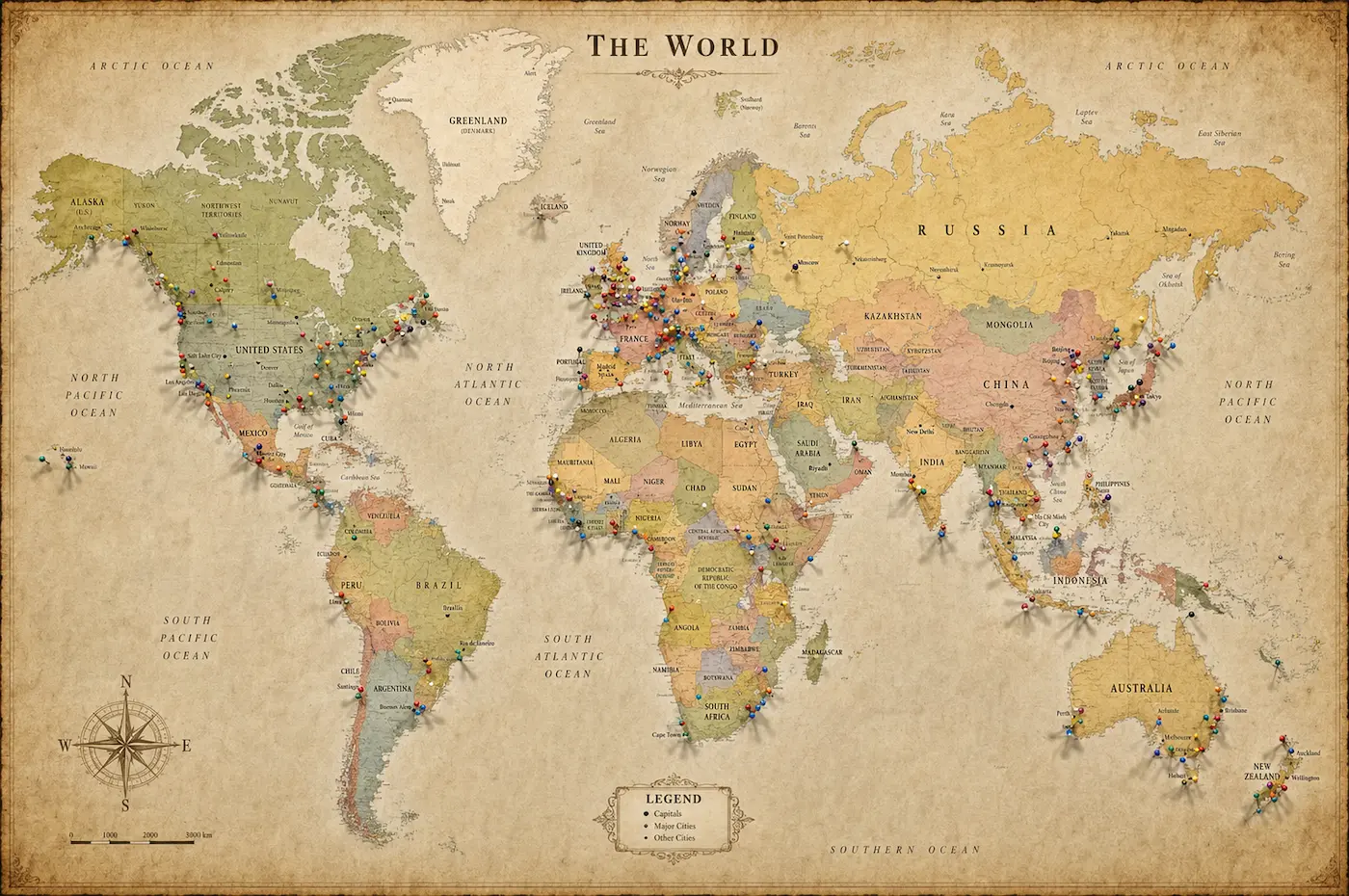 Global partner map